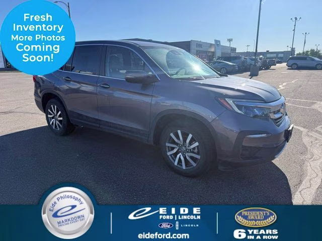 2020 Modern Steel Metallic Honda Pilot EX-L AWD SUV