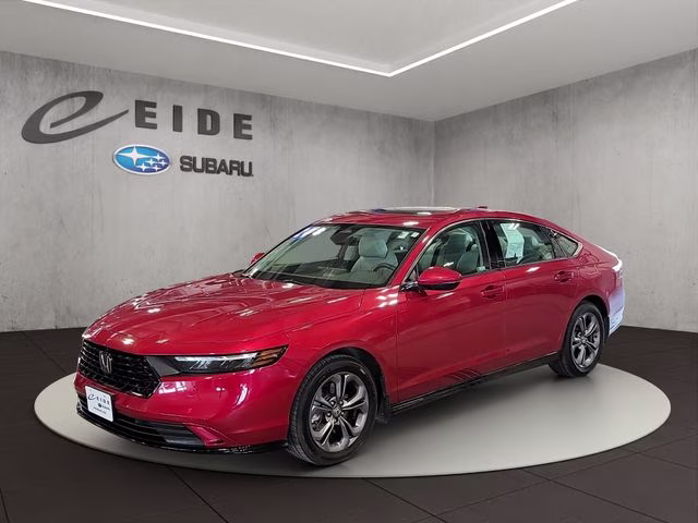2024 Radiant Red Metallic Honda Accord Hybrid EX-L FWD Sedan