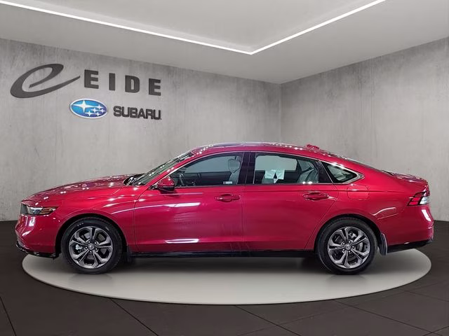 2024 Radiant Red Metallic Honda Accord Hybrid EX-L FWD Sedan