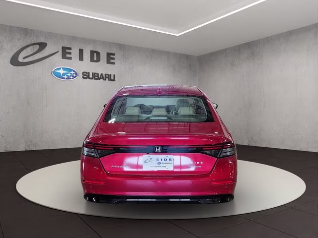 2024 Radiant Red Metallic Honda Accord Hybrid EX-L FWD Sedan