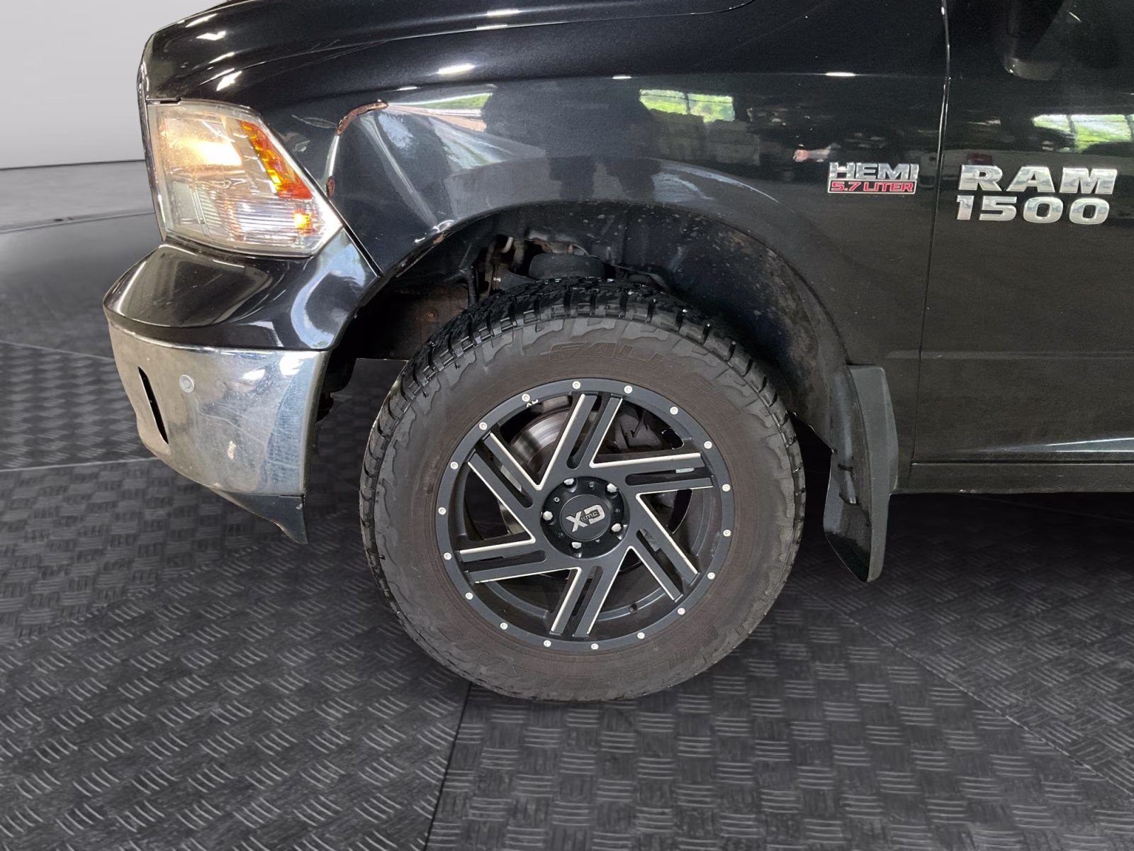 2017 Brilliant Black Crystal Pearlcoat Ram 1500 Big Horn 4X4 Truck