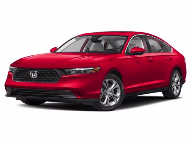 2024 Red Honda Accord Hybrid EX-L FWD Sedan
