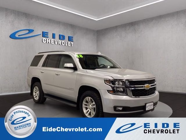 2018 Silver Ice Metallic Chevrolet Tahoe LT 4X4 SUV