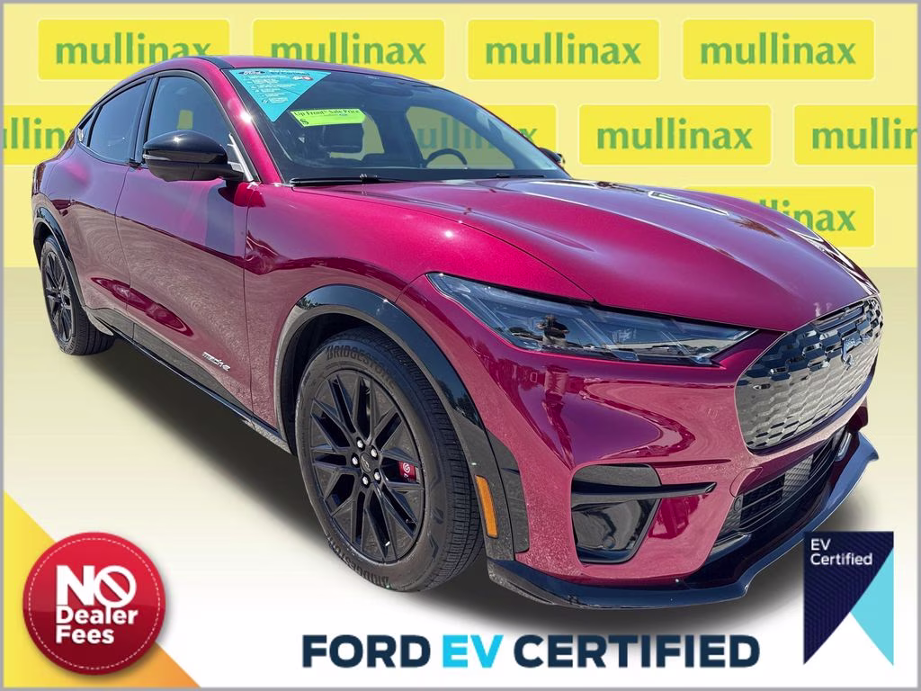 2025 Magenta Ford Mustang Mach-E Premium RWD SUV