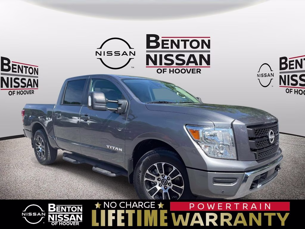 2023 Gun Metallic Nissan Titan SV RWD Truck