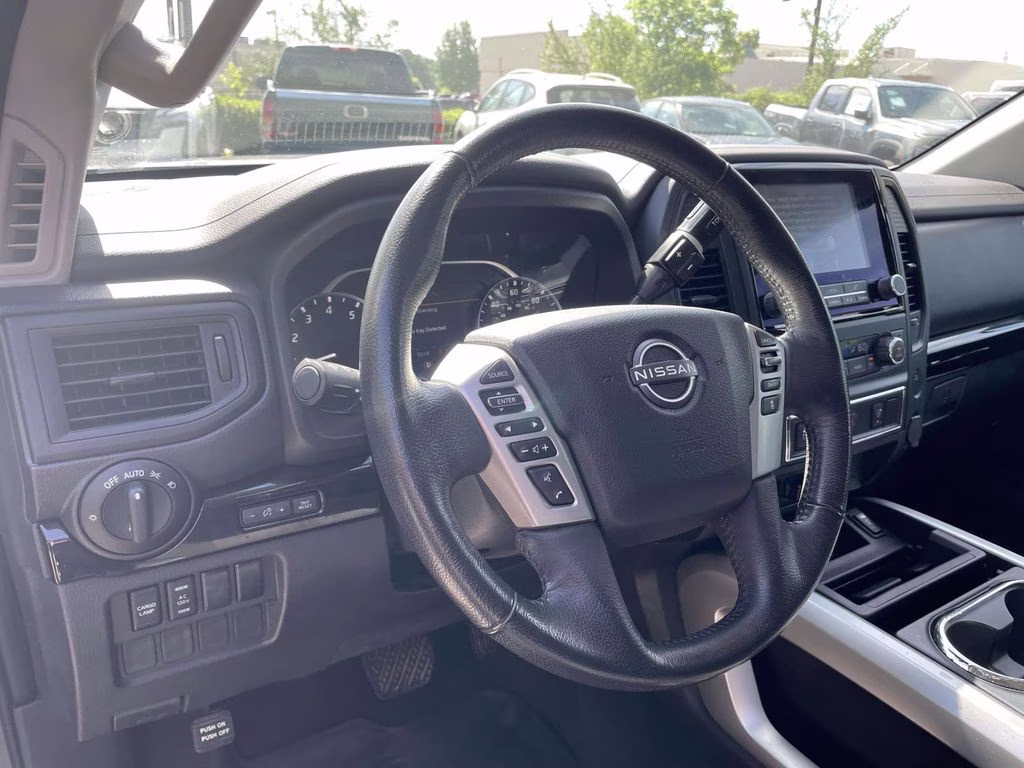 2023 Gun Metallic Nissan Titan SV RWD Truck