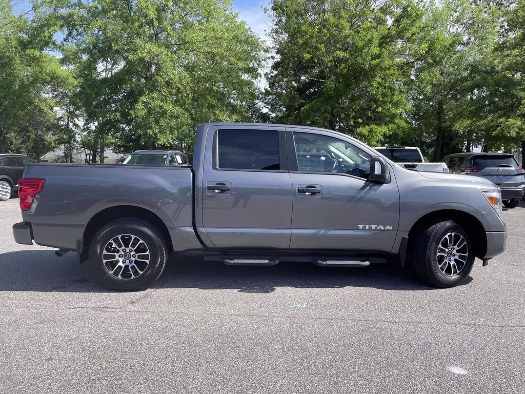 2023 Gun Metallic Nissan Titan SV RWD Truck