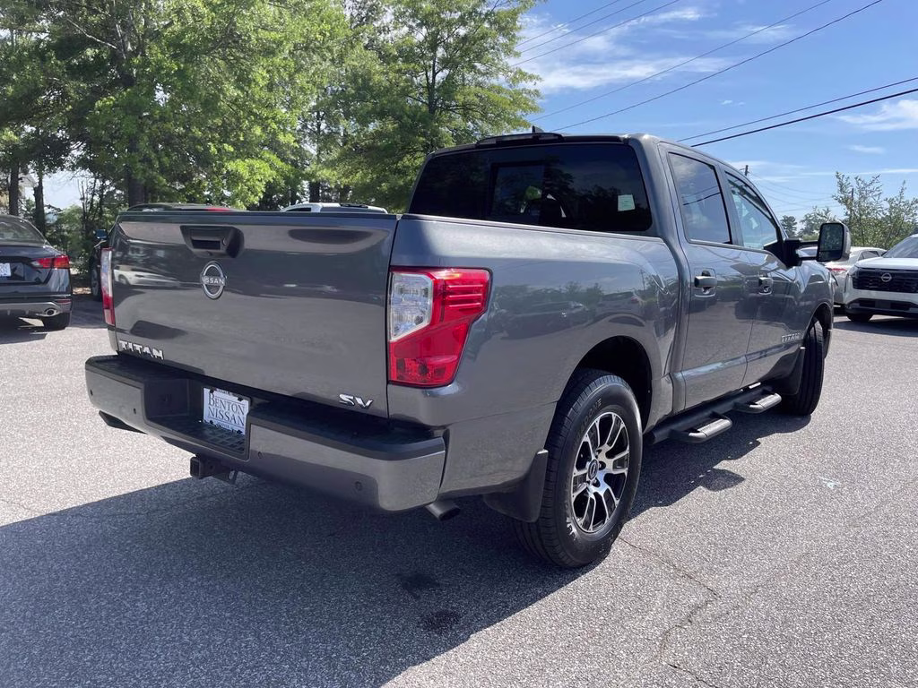 2023 Gun Metallic Nissan Titan SV RWD Truck