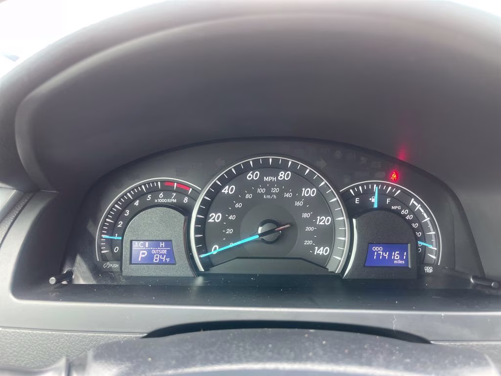 2012 Classic Silver Metallic Toyota Camry LE FWD Sedan