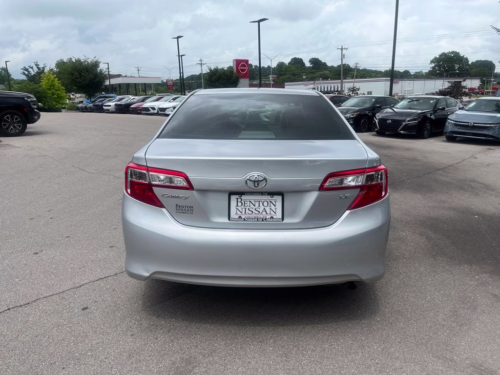 2012 Classic Silver Metallic Toyota Camry LE FWD Sedan