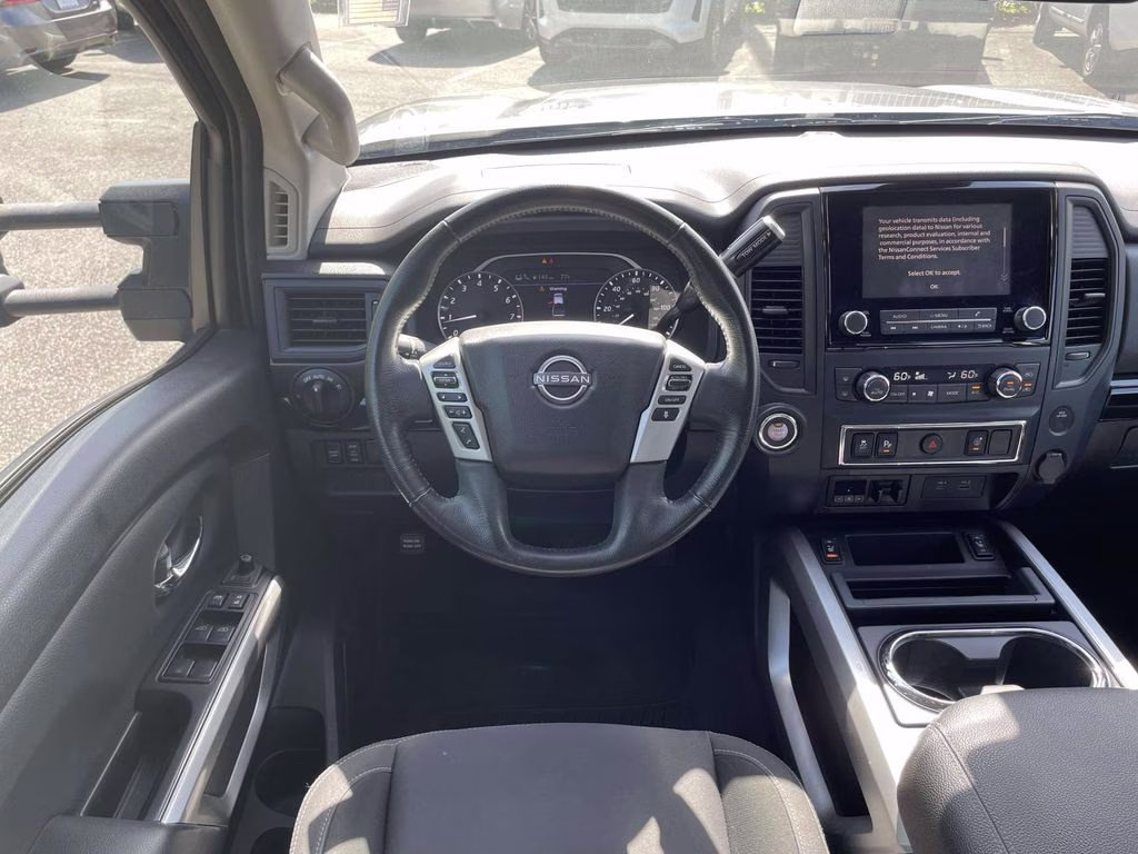 2023 Gun Metallic Nissan Titan SV RWD Truck