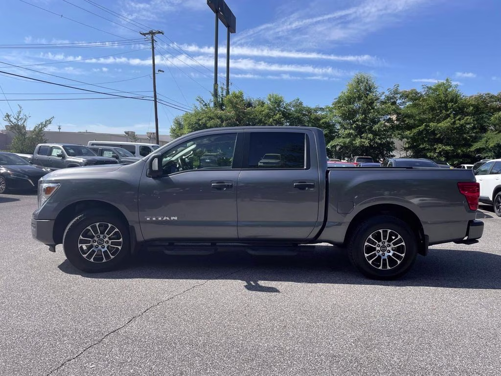 2023 Gun Metallic Nissan Titan SV RWD Truck