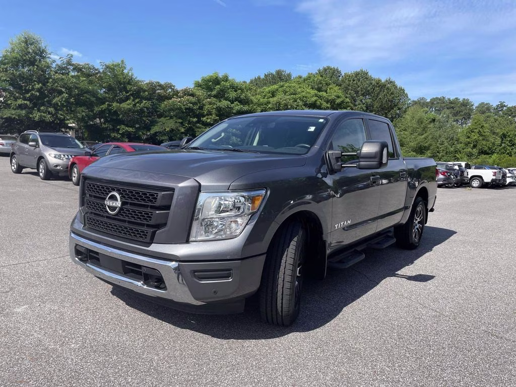 2023 Gun Metallic Nissan Titan SV RWD Truck