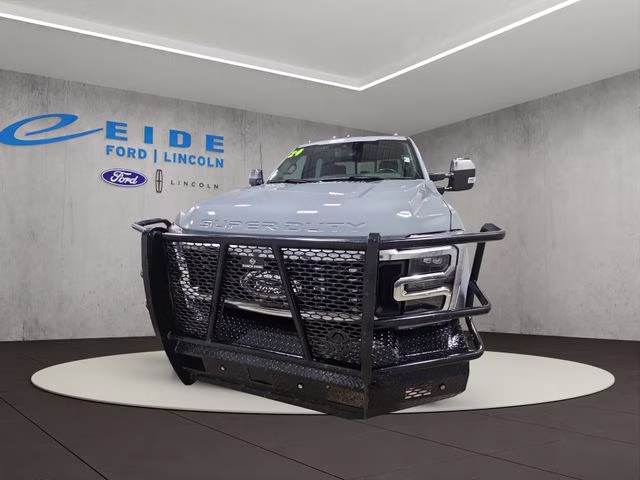 2024 Glacier Gray Metallic TriCoat Ford Super Duty F-450 DRW Platinum 4X4 Truck