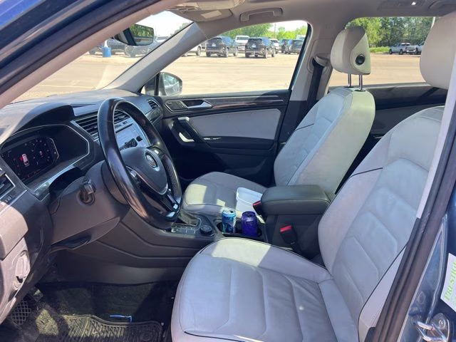 2019 Stone Blue Metallic Volkswagen Tiguan 2.0T SEL Premium R-Line AWD SUV