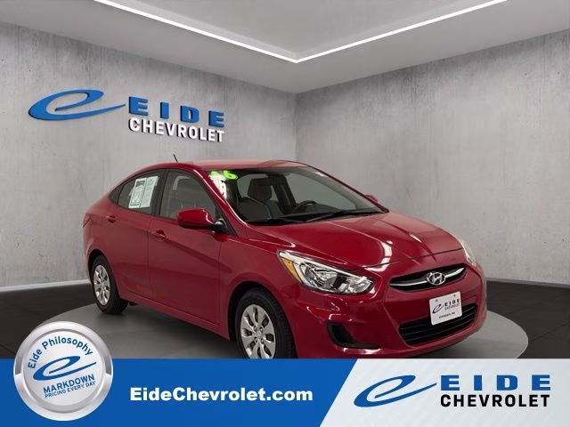2016 Boston Red Metallic Hyundai Accent SE FWD Sedan