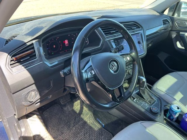 2019 Stone Blue Metallic Volkswagen Tiguan 2.0T SEL Premium R-Line AWD SUV