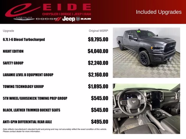 2024 Granite Crystal Metallic Clearcoat Ram 2500 Laramie 4X4 Truck