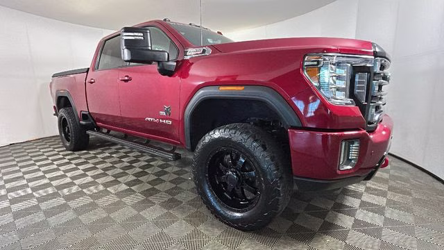 2020 Red Quartz Tintcoat GMC Sierra 2500HD AT4 4X4 Truck