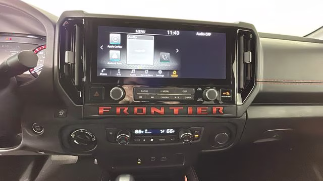 2025 Glacier White Nissan Frontier PRO-4X 4X4 Truck