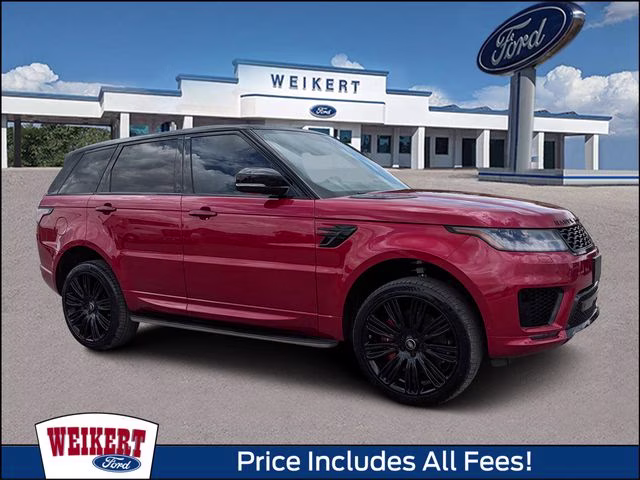 2019 Red Land Rover Range Rover Sport HSE Dynamic AWD SUV