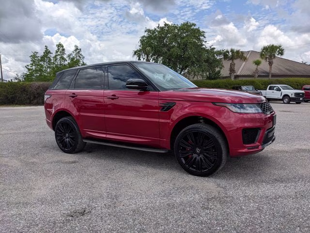 2019 Red Land Rover Range Rover Sport HSE Dynamic AWD SUV