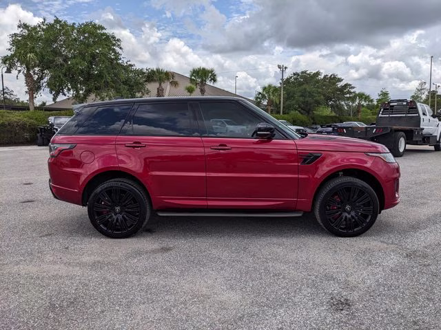 2019 Red Land Rover Range Rover Sport HSE Dynamic AWD SUV
