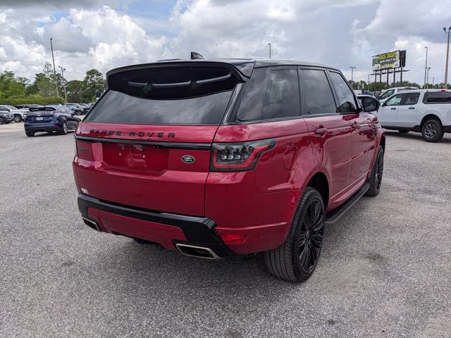 2019 Red Land Rover Range Rover Sport HSE Dynamic AWD SUV
