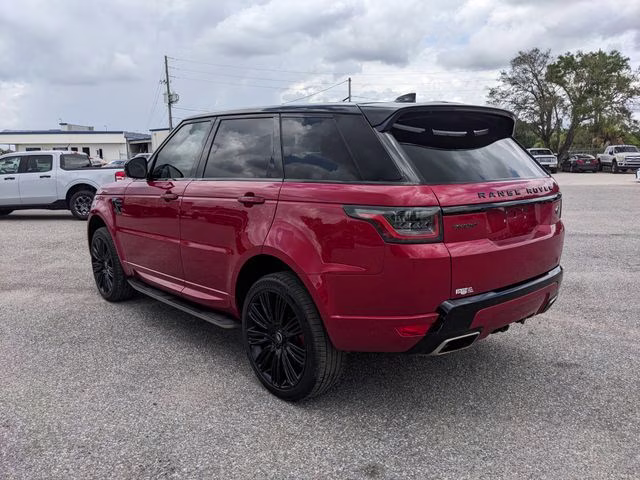 2019 Red Land Rover Range Rover Sport HSE Dynamic AWD SUV