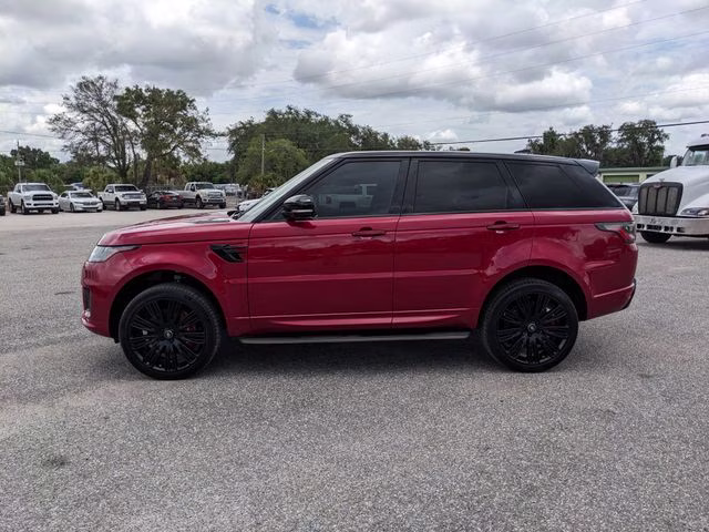 2019 Red Land Rover Range Rover Sport HSE Dynamic AWD SUV