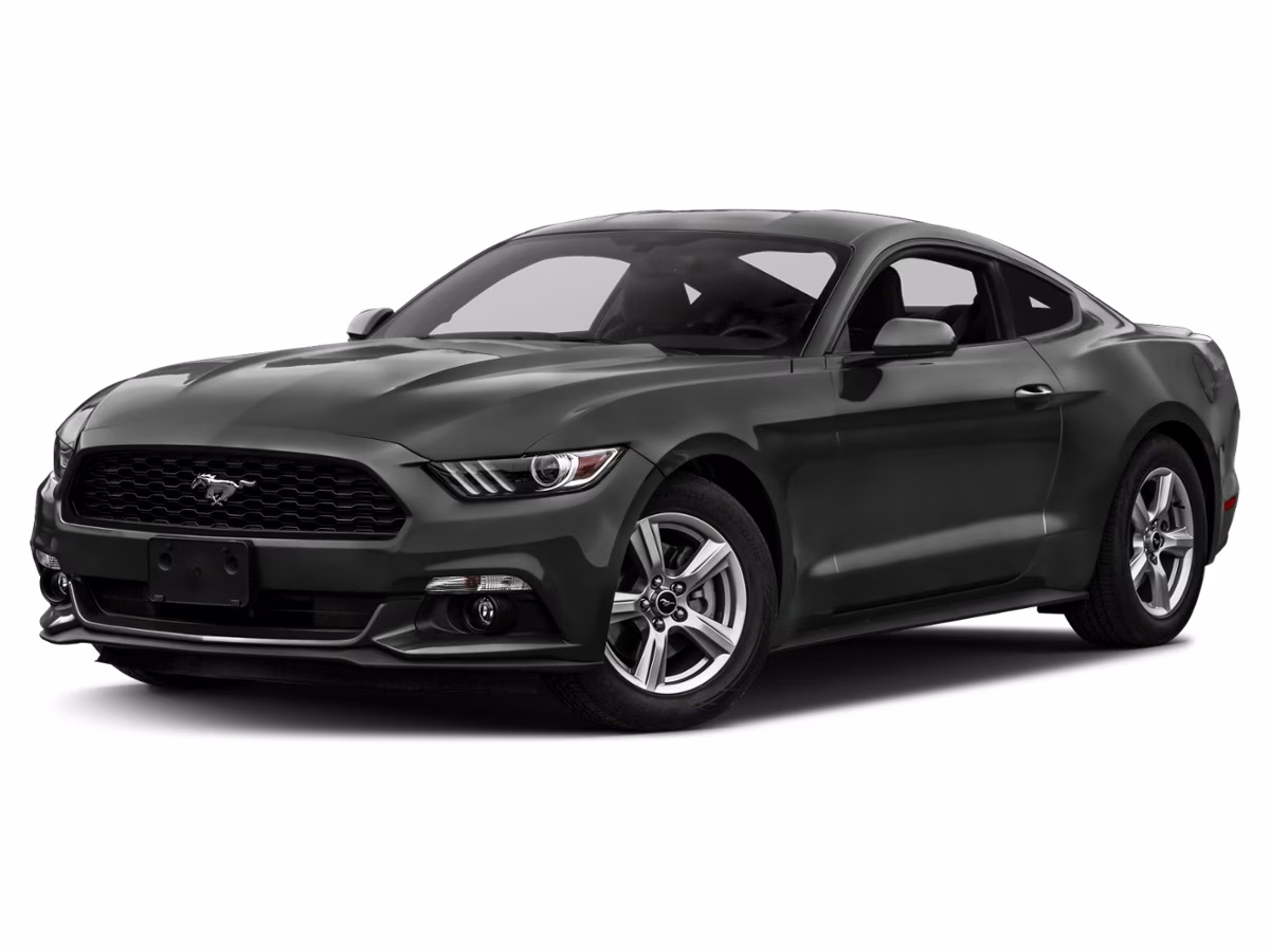 2017 Ingot Silver Ford Mustang V6 RWD Coupe