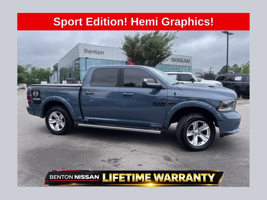 2015 Ceramic Blue Clearcoat Ram 1500 Sport 4X4 Truck