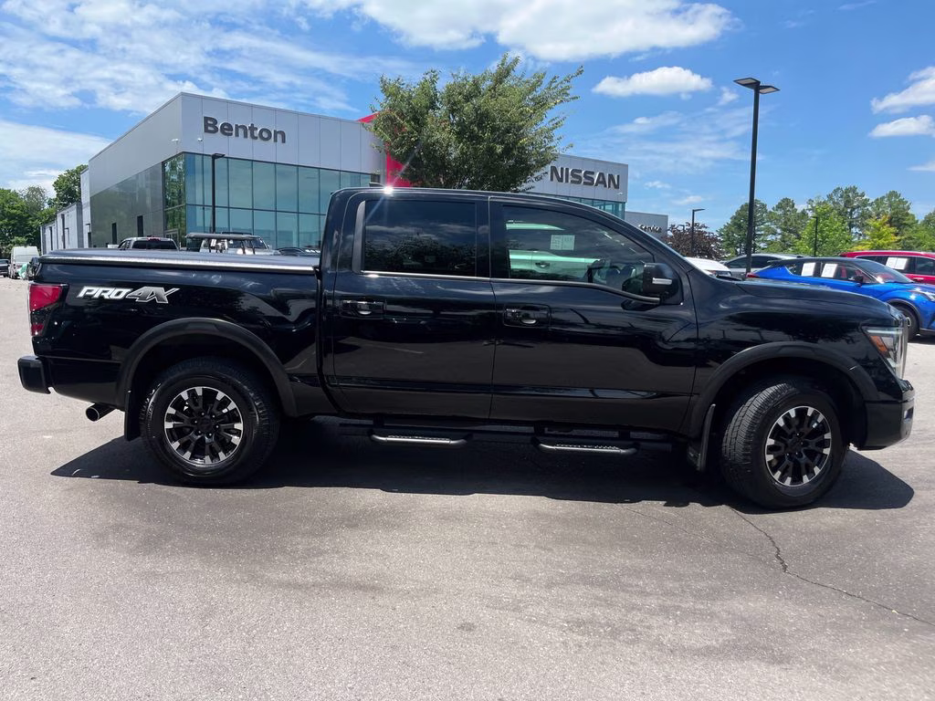 2022 Super Black Nissan Titan PRO-4X 4X4 Truck