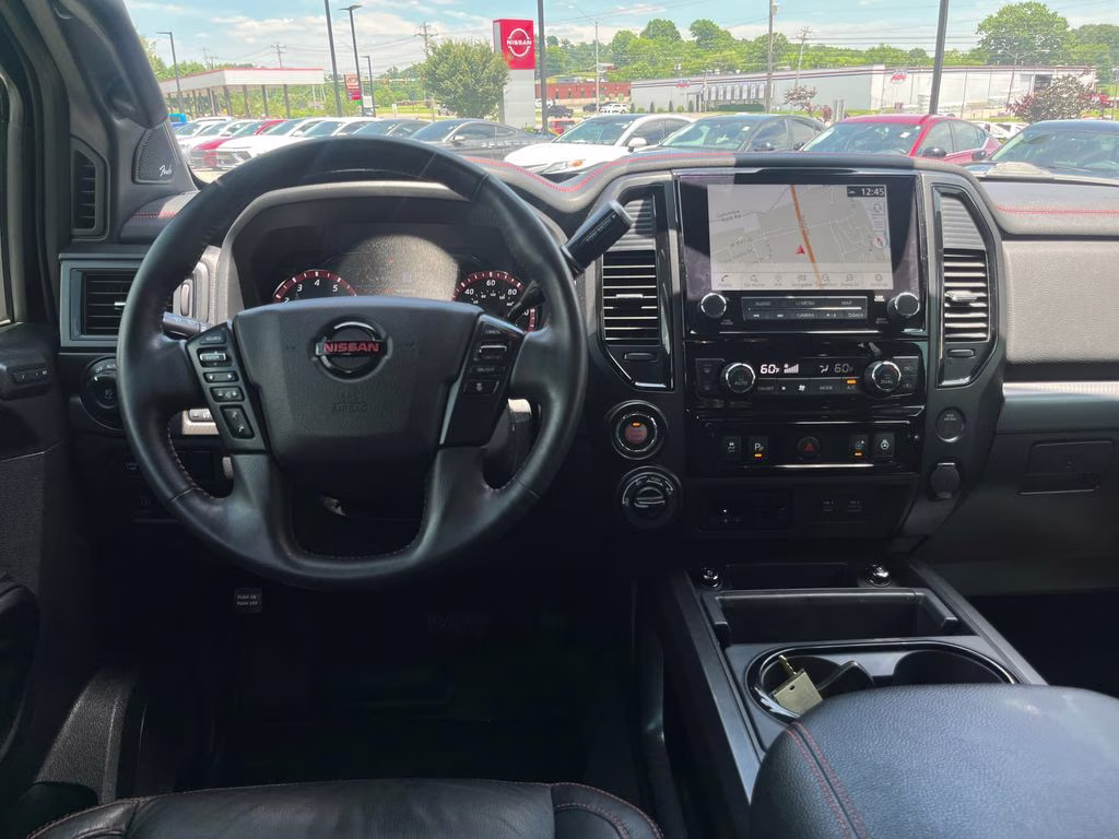 2022 Super Black Nissan Titan PRO-4X 4X4 Truck