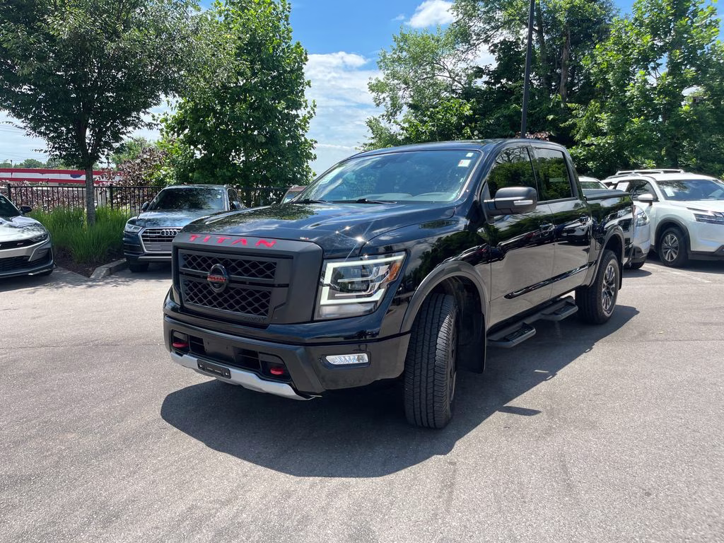 2022 Super Black Nissan Titan PRO-4X 4X4 Truck