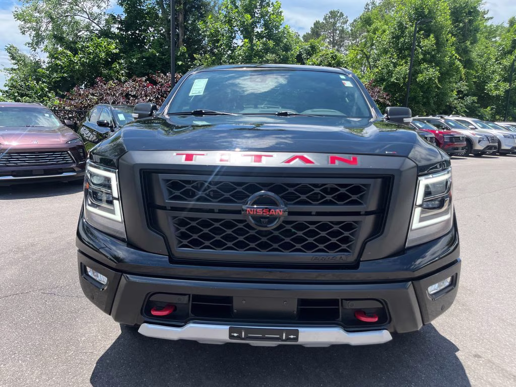 2022 Super Black Nissan Titan PRO-4X 4X4 Truck