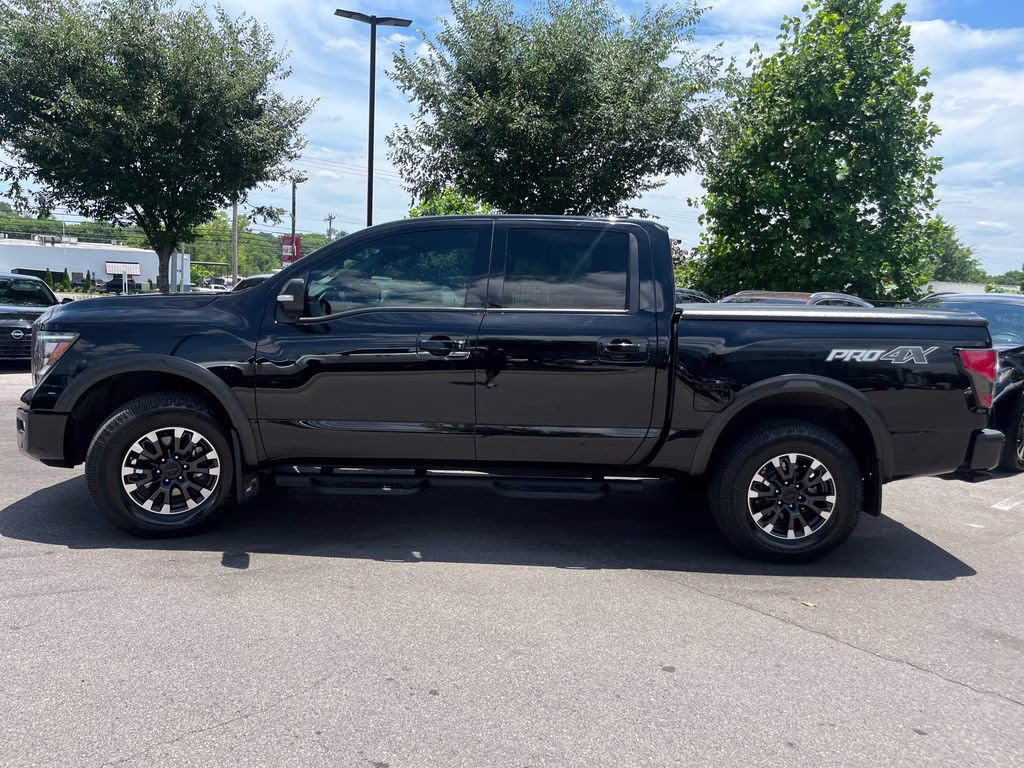 2022 Super Black Nissan Titan PRO-4X 4X4 Truck
