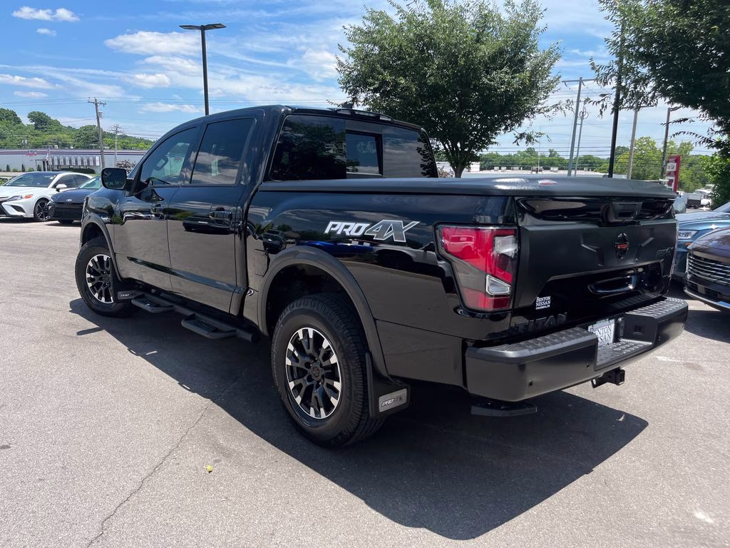 2022 Super Black Nissan Titan PRO-4X 4X4 Truck