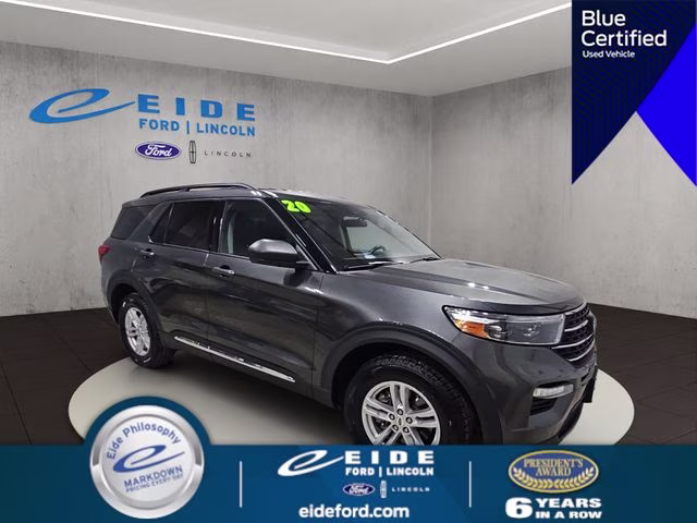 2020 Magnetic Metallic Ford Explorer XLT 4X4 SUV