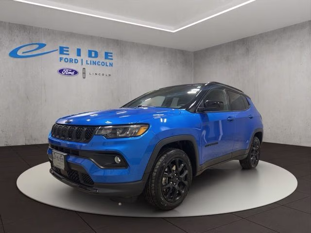 2023 Laser Blue Pearlcoat Jeep Compass Latitude 4X4 SUV