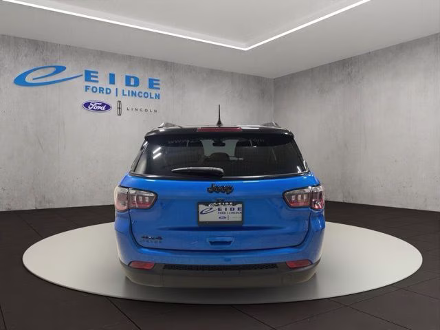 2023 Laser Blue Pearlcoat Jeep Compass Latitude 4X4 SUV