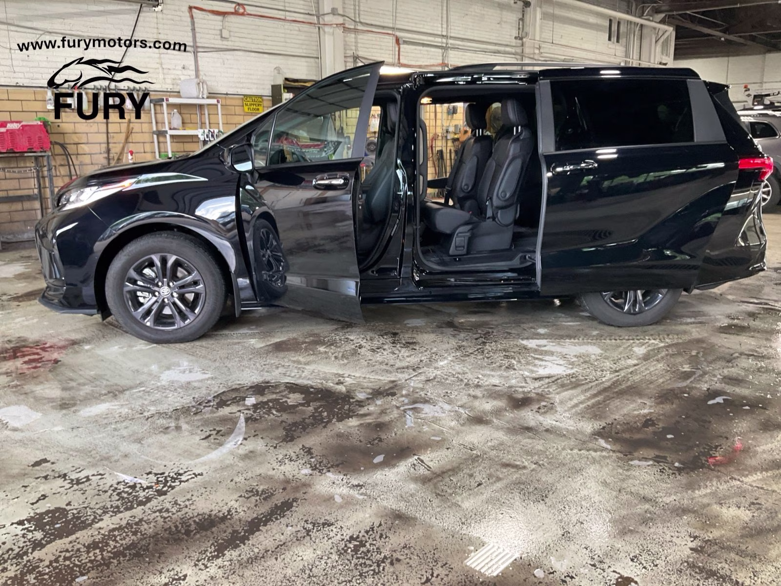 2025 Black Toyota Sienna AWD Van