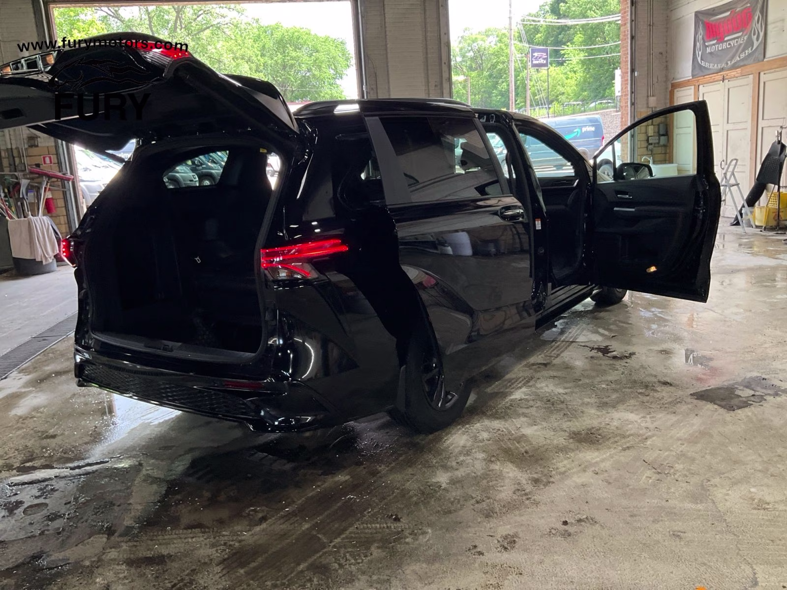2025 Black Toyota Sienna AWD Van
