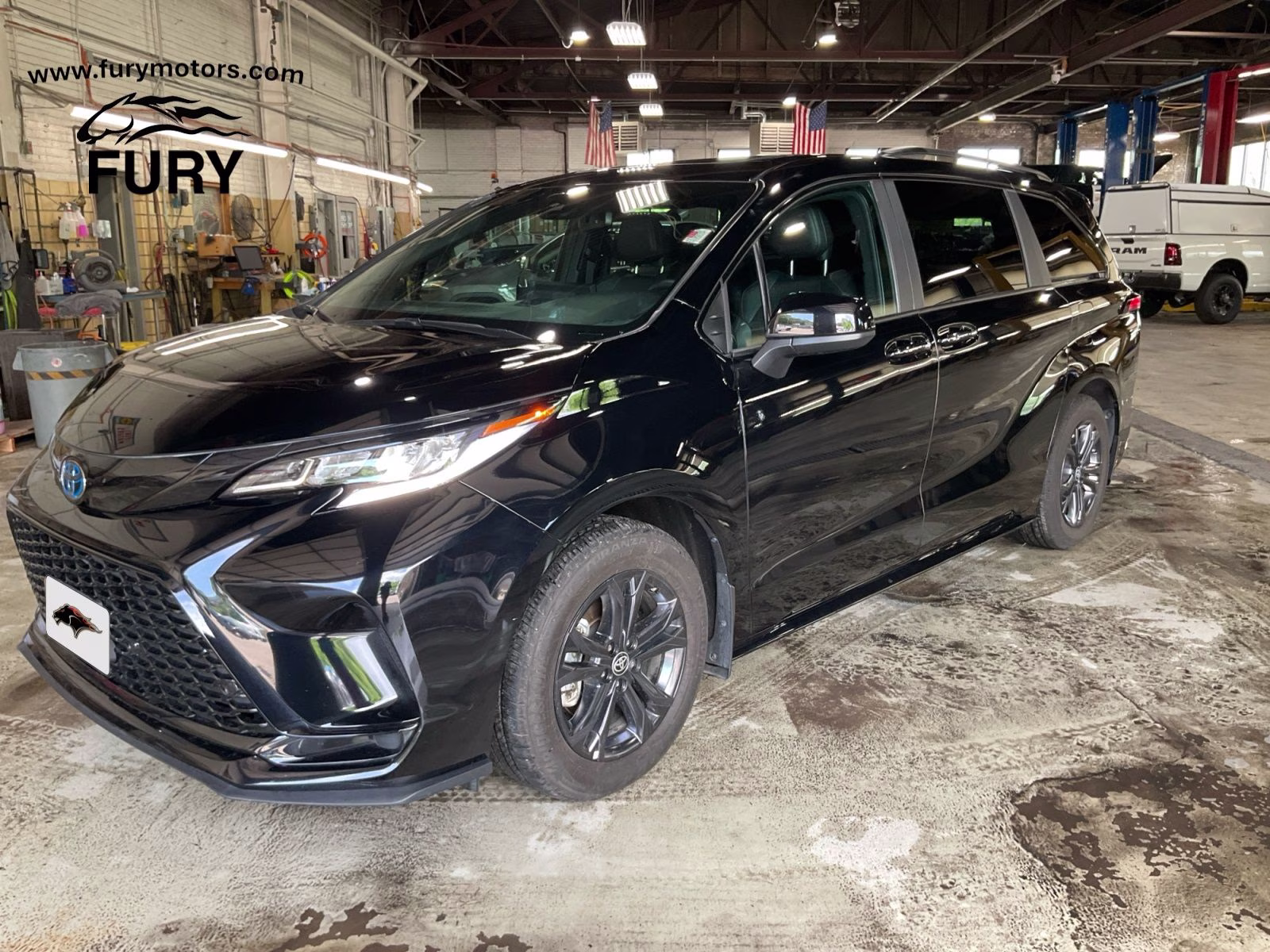 2025 Black Toyota Sienna AWD Van