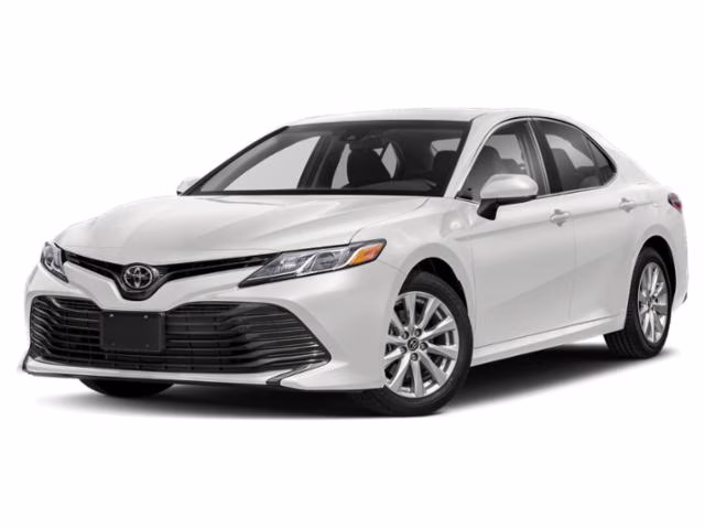 2019 Super White Toyota Camry LE FWD