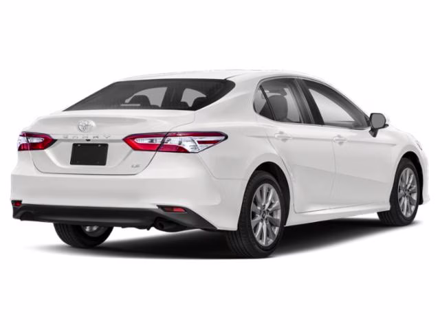 2019 Super White Toyota Camry LE FWD