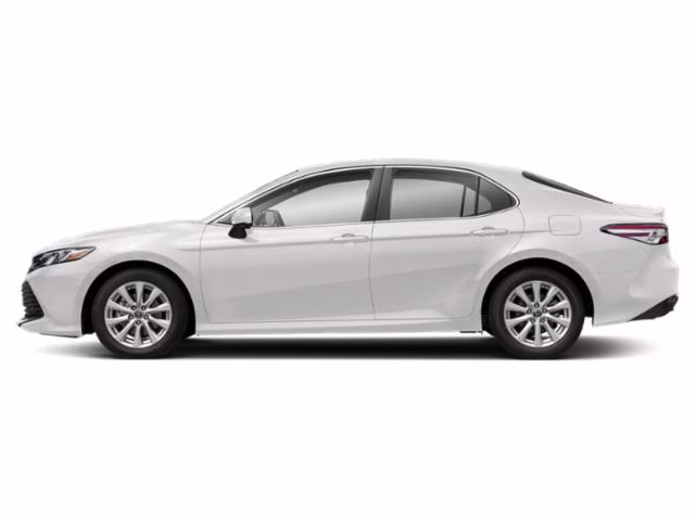 2019 Super White Toyota Camry LE FWD