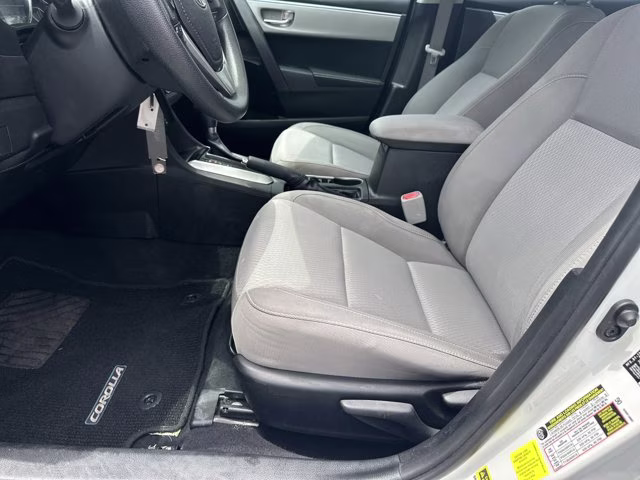 2015 Super White Toyota Corolla LE FWD Sedan