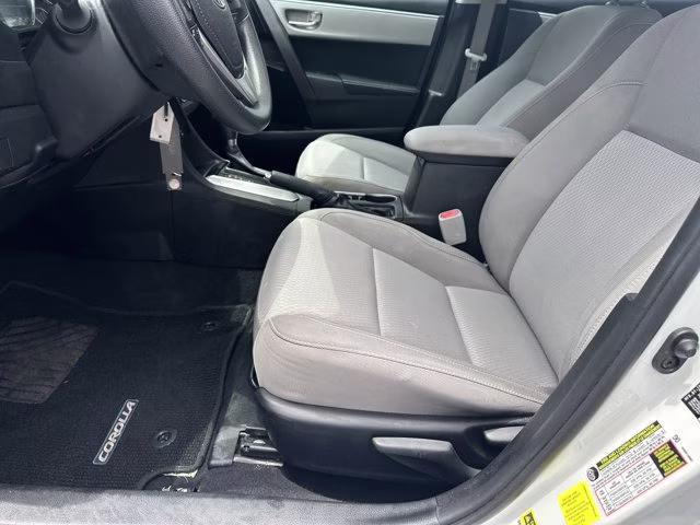 2015 Super White Toyota Corolla LE FWD Sedan
