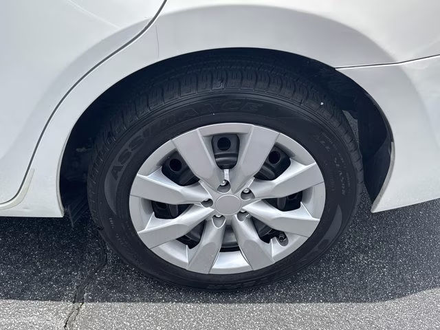 2015 Super White Toyota Corolla LE FWD Sedan